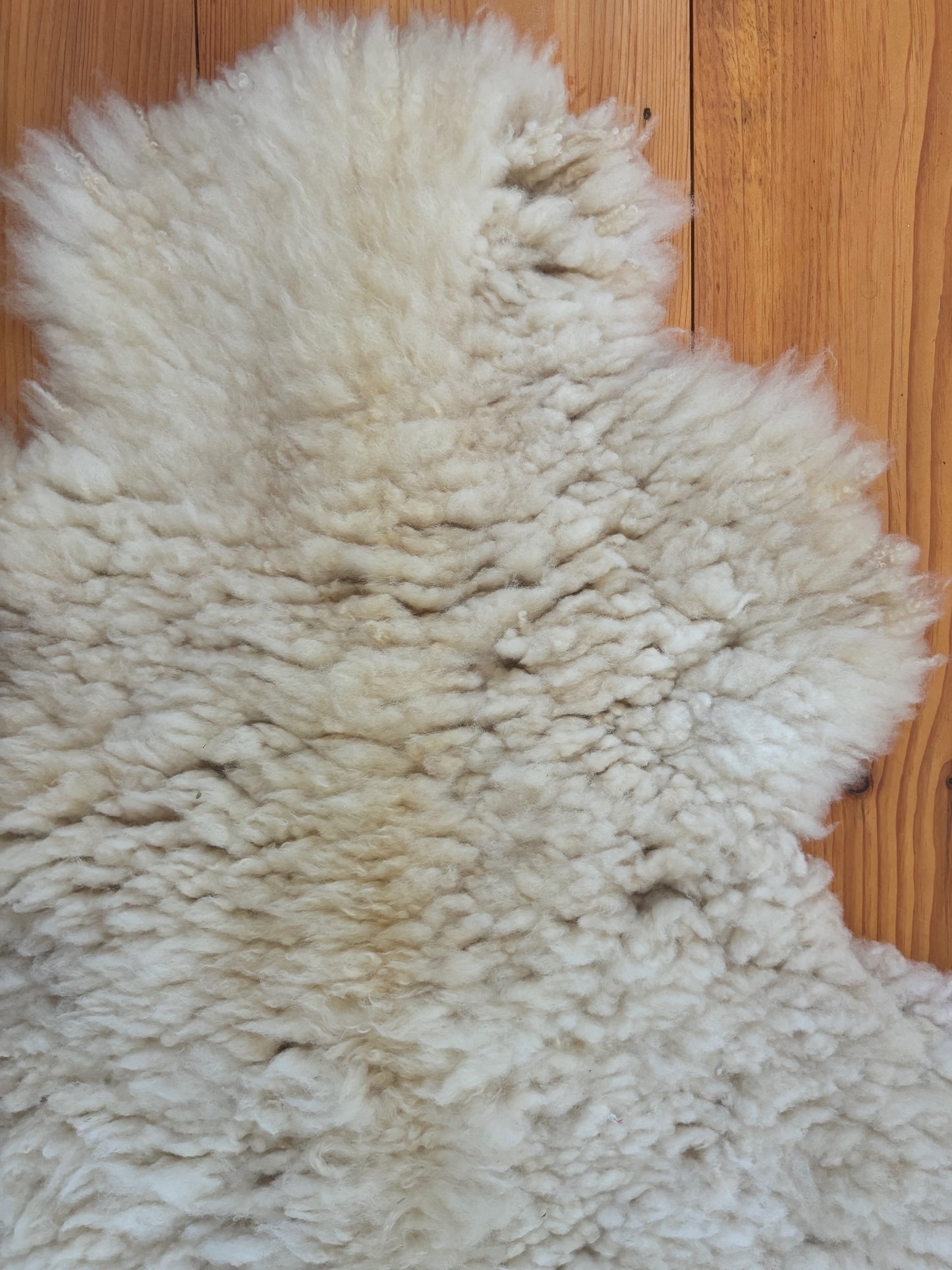 Natural White Sheepskin 125I