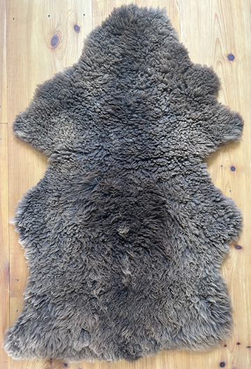 Natural Brown Sheepskin 072417