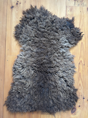 Natural Brown Sheepskin 1225A