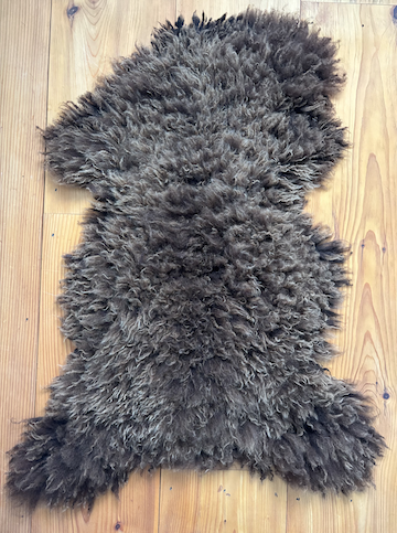 Natural Brown Sheepskin 1225B
