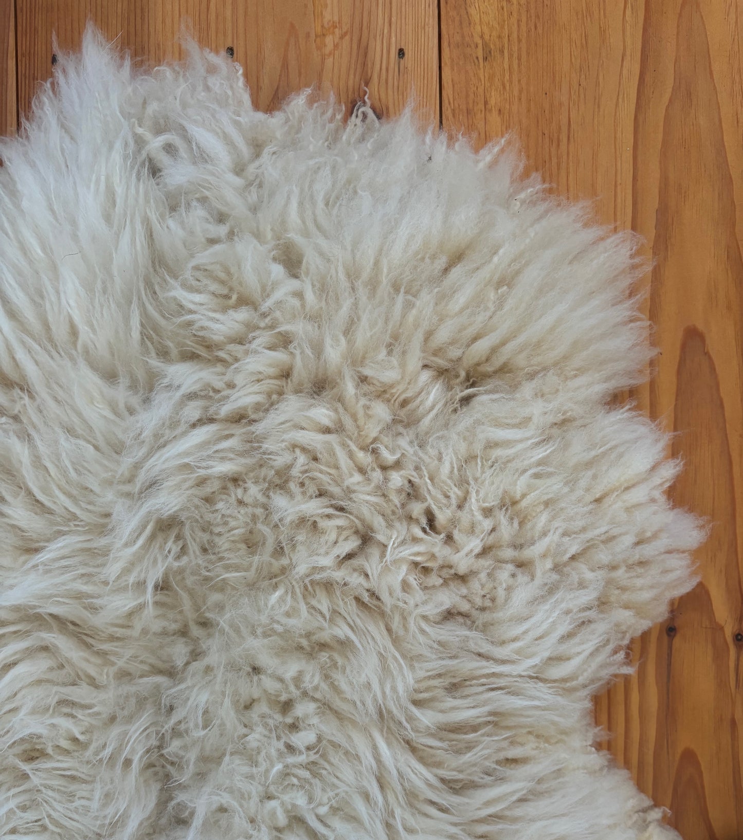 Natural White Sheepskin 125B