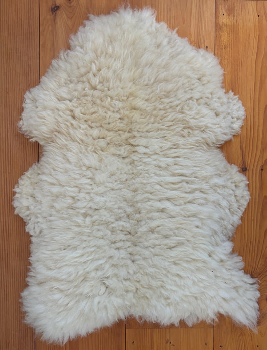 Natural White Sheepskin 125D