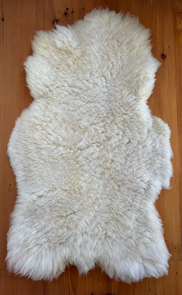 Washable White Sheepskin 4236