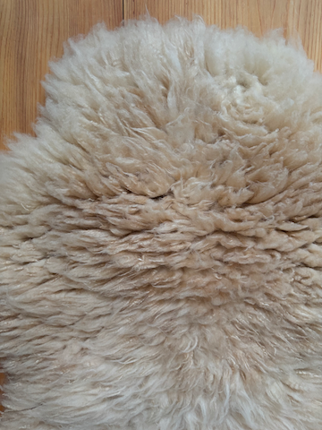 Natural White Sheepskin 825E
