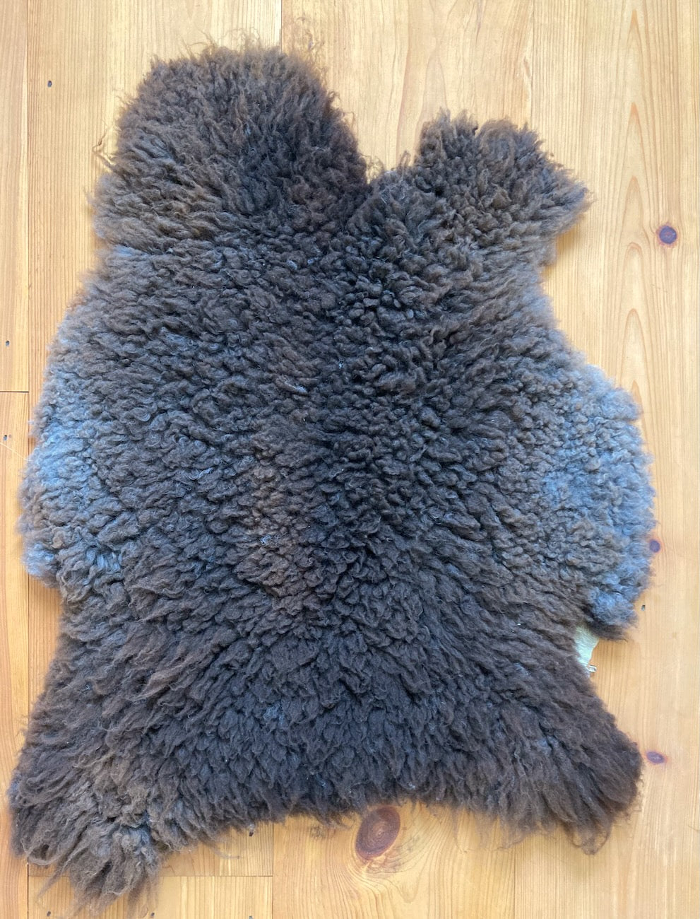 Washable Brown Sheepskin 482E