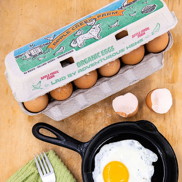 Certified Organic Dozen Eggs – Apple Creek Farm